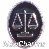 H8091 Scales Of Justice Floating Locket Charm