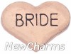 H8155 Bride Rose Gold Heart Floating Locket Charm