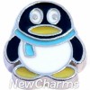 H8316 Chubby Boy Penguin Floating Locket Charm