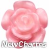H9857 Little Pink Rose Floating Locket Charm