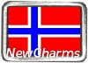 Norway Photo Flag Floating Locket Charm