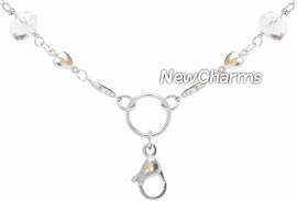 31" Clear Stone Necklace