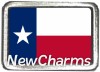 Texas Photo Flag Floating Locket Charm