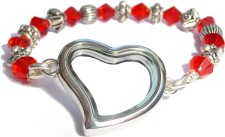 Whats In Your Heart Floating Locket & 5 Free Charms Plus Round 