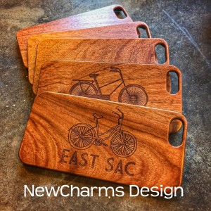 Custom Engraved Wood Phone Cases for iPhone