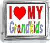 A10448 I Love My Grandkids Italian Charm