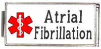 A50034 Atrial Fibrillation Medical Alert Italian Charm