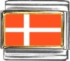 Denmark Flag Italian Charm