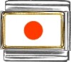 Japan Flag Italian Charm