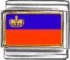 Liechtenstein Flag Italian Charm
