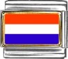 Luxembourg Flag Italian Charm
