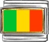 Mali Flag Italian Charm