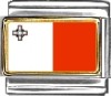 Malta Flag Italian Charm