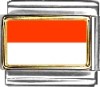 Monaco Flag Italian Charm