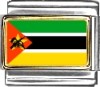 Mozambique Flag Italian Charm
