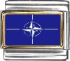 Nato Flag Italian Charm