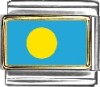 Palau Flag Italian Charm