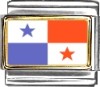 Panama Flag Italian Charm