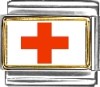 Red Cross Flag Italian Charm