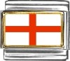 Saint Georges Cross Flag Italian Charm