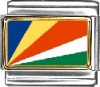Seychelles Flag Italian Charm