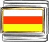 South Ossetia Flag Italian Charm