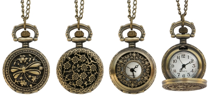 Pocket Watch Style Necklace