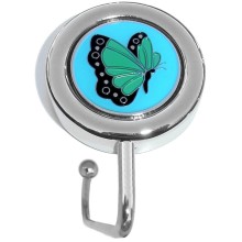 PC5004-8 August Butterfly Purse Hanger on Blue