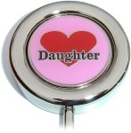 Daughter on Heart Purse Hanger