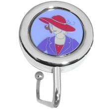 PC5021 Lady in Red Hat Purse Hanger