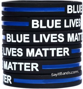 blue lives matter wristbands