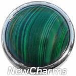 GS511 Green Malachite Snap Charm
