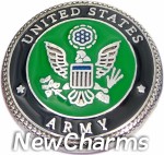 GS680 United States Army Snap Charm