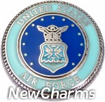 GS682 United States Air Force Snap Charm