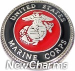 GS683 United States Marine Corps Snap Charm