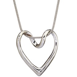 N161 Floating Heart Necklace