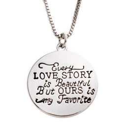 N24 Every Love Story Stamped Necklace