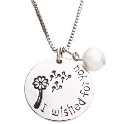 N32 Wished for You Stamped Necklace