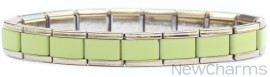 Light Green Color Italian Charm Starter Bracelets