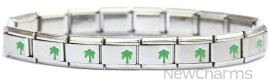 Green Palm Tree Starter Bracelet