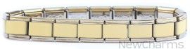 13mm Starter Bracelet (Brushed, 18 links)