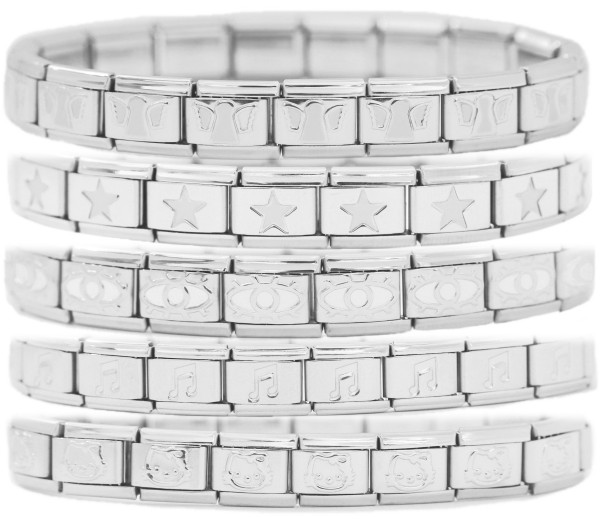 Outlined Hearts Starter Bracelet